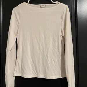 Abercrombie long sleeve boatneck top